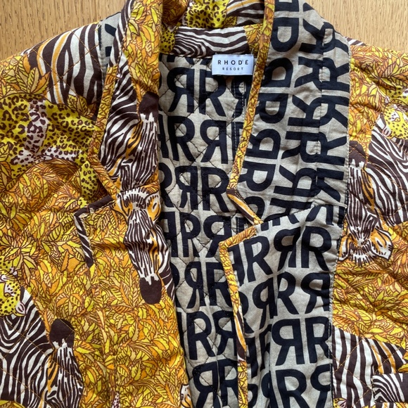 RHODE quilted logo zebra jacket - Picture 2 of 6